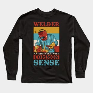 WELDER: Welder An Engineer Gift Long Sleeve T-Shirt